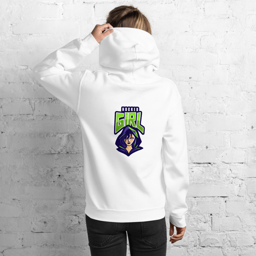 Hackergirl v.1 - Unisex Hoodie by DarkByteGear