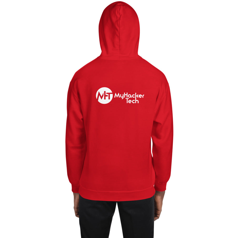 MyHackerTech Classic - Unisex Hoodie (with back design) by DarkByteGear