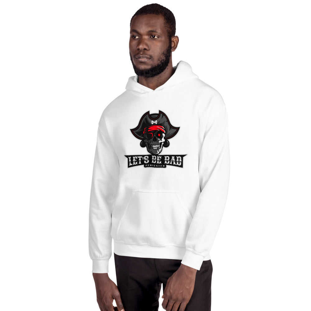Let's be bad - Unisex Hoodie (white) by DarkByteGear