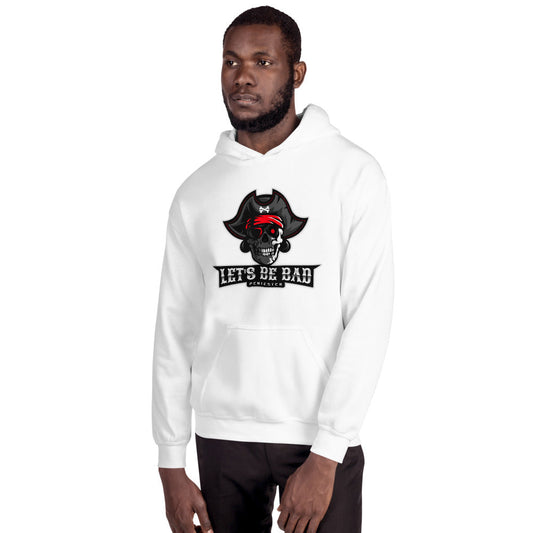 Let's be bad - Unisex Hoodie (white) by DarkByteGear