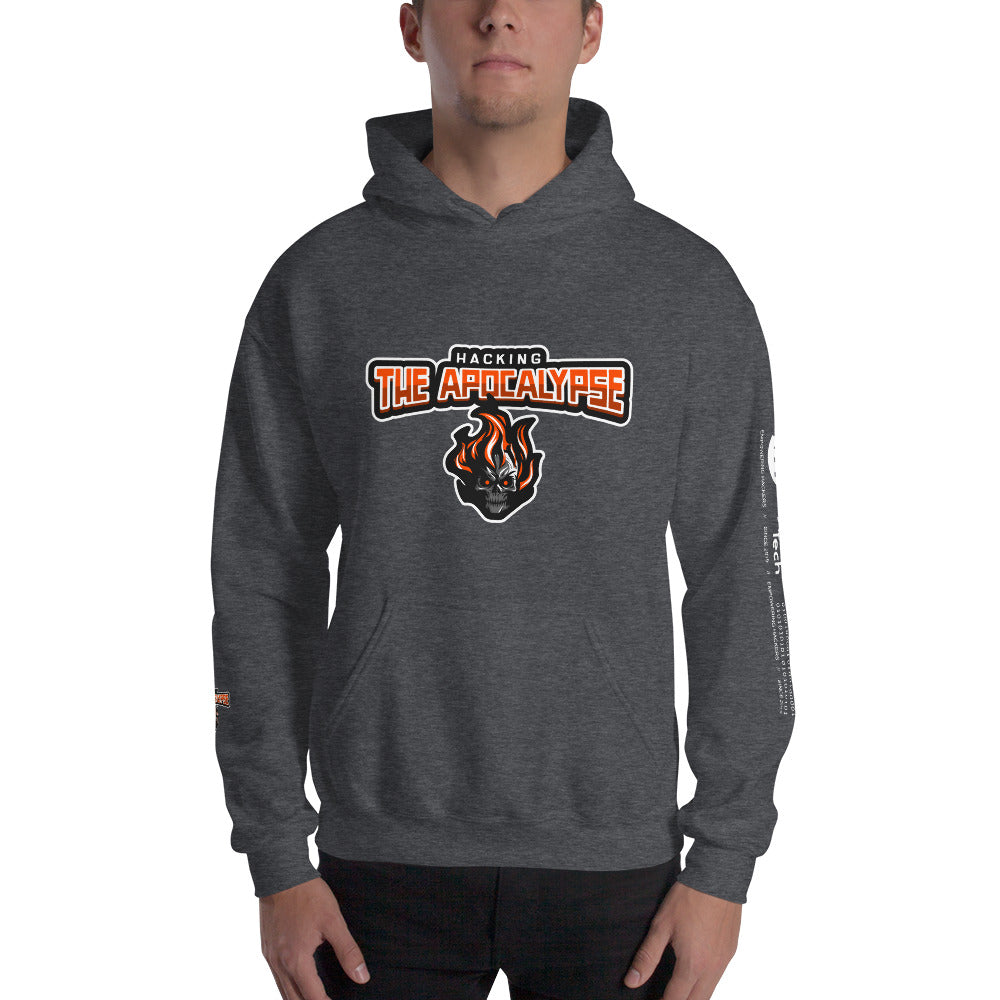 Hacking the apocalypse v1 - Unisex Hoodie (with all sides design) by DarkByteGear