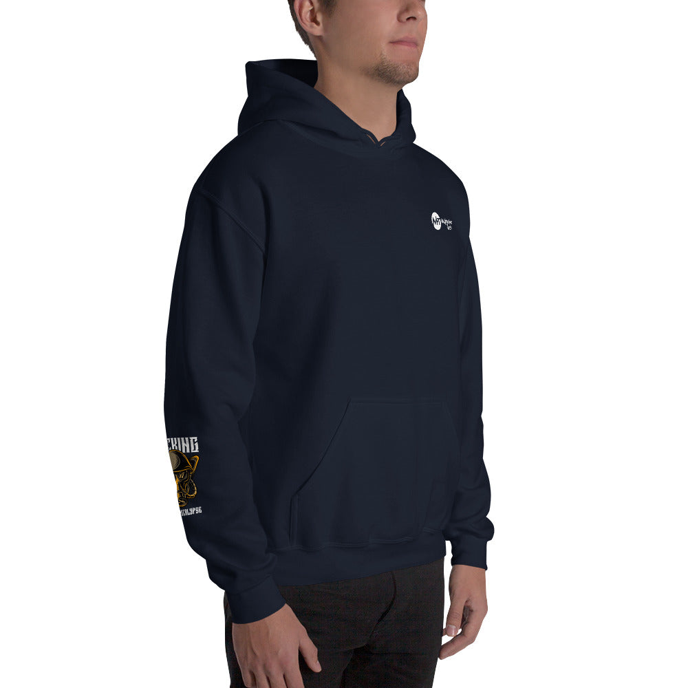 Hacking the apocalypse - Unisex Hoodie (with all sides design) by DarkByteGear