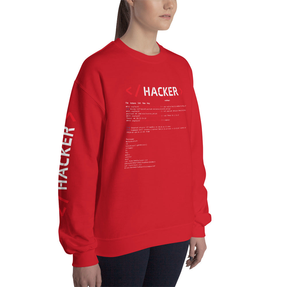 Hacker v.1 - Unisex Sweatshirt by DarkByteGear