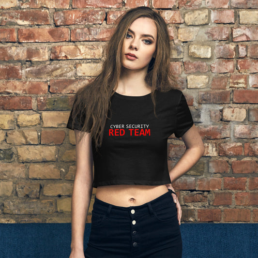 Cyber Security Red Team - Women’s Crop Tee by DarkByteGear