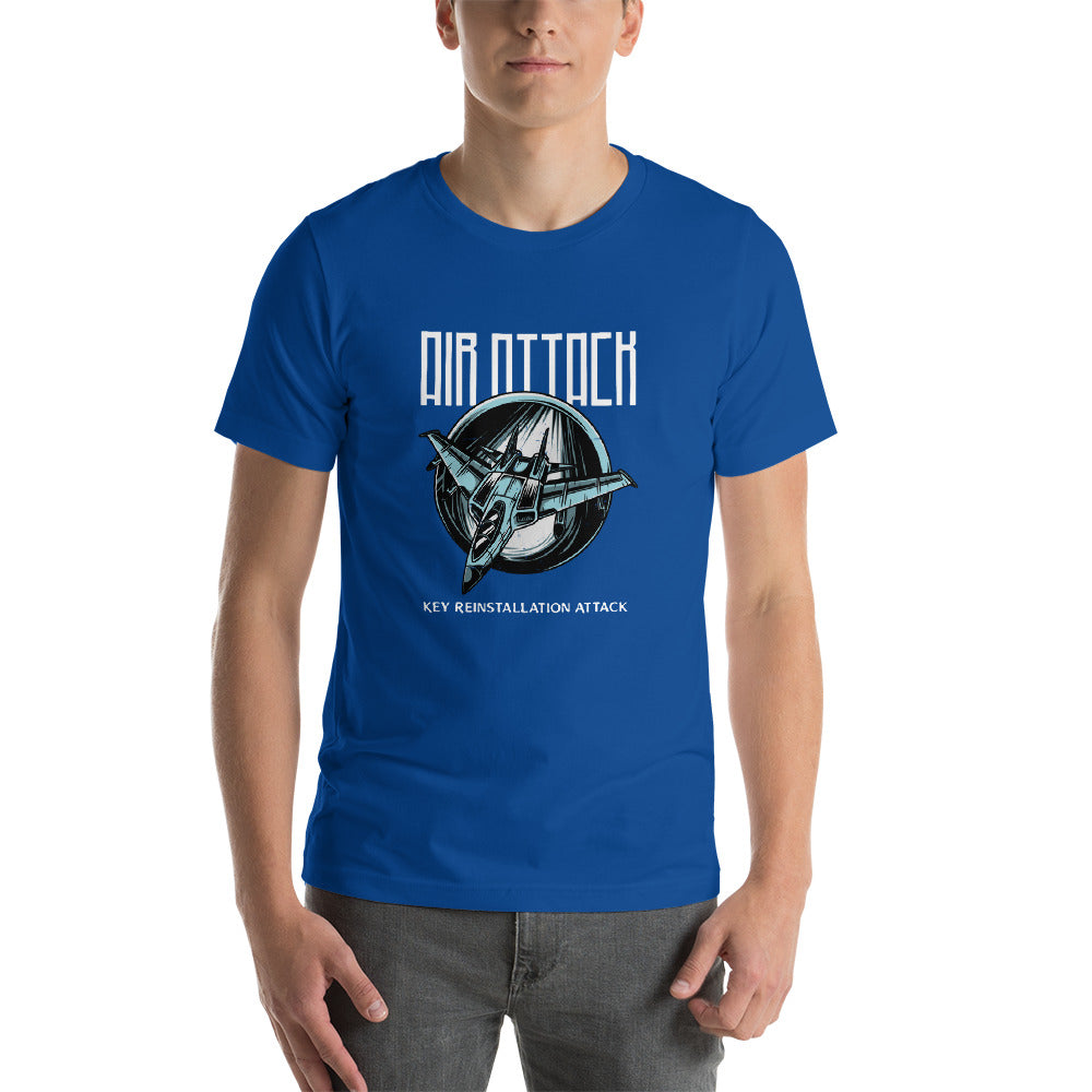 Key Reinstallation Attack - Short-Sleeve Unisex T-Shirt by DarkByteGear