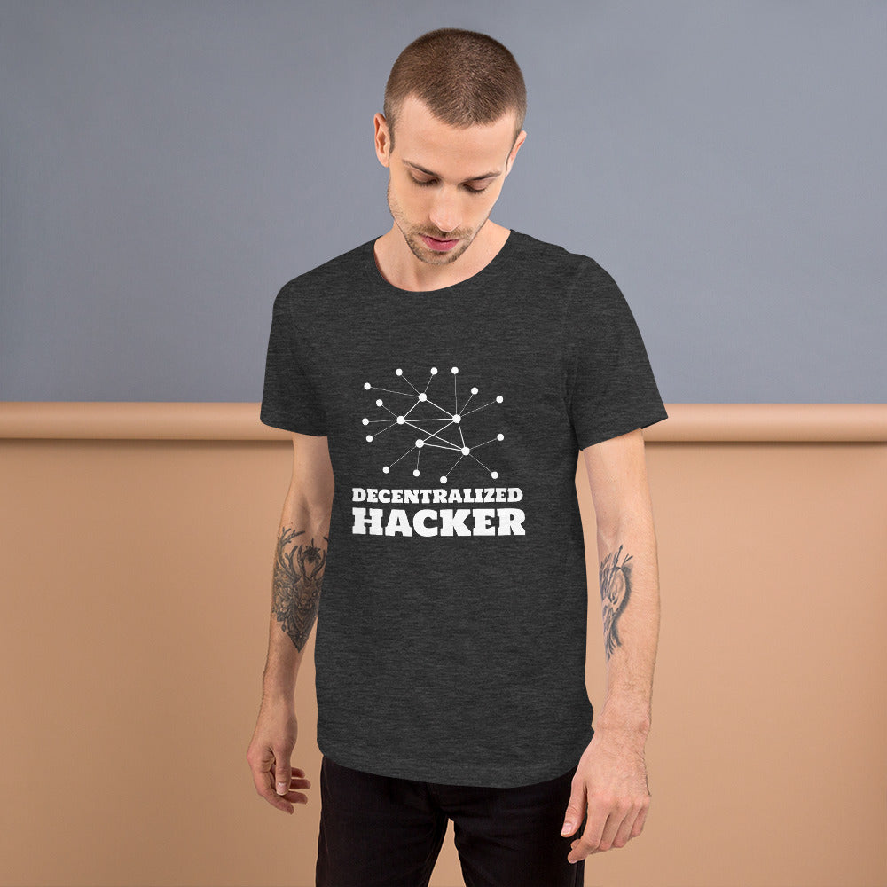Decentralized Hacker - Short-Sleeve Unisex T-Shirt by DarkByteGear