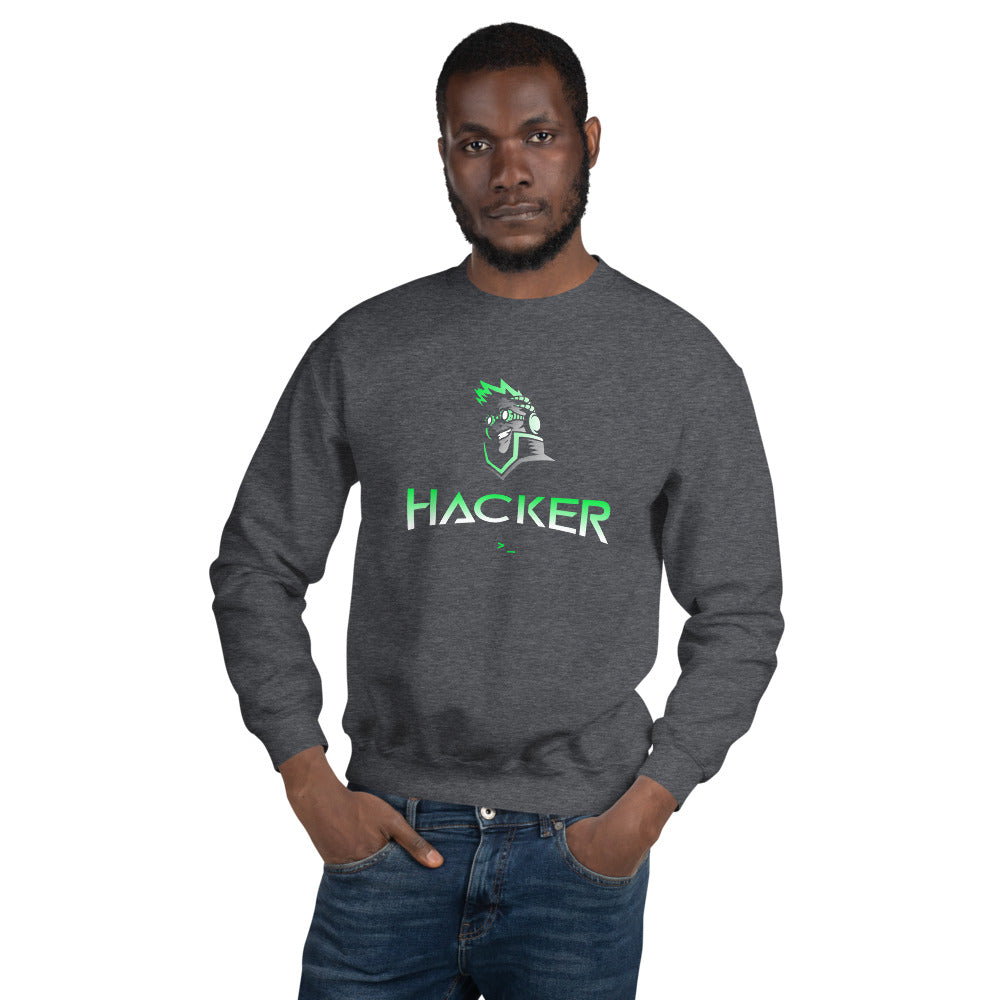 Hacker v.1 - Unisex Sweatshirt by DarkByteGear