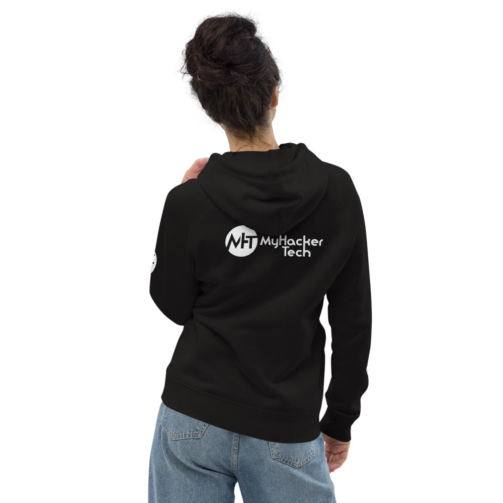 MyHackerTech Classic - Unisex pullover hoodie (with all sides designs) by DarkByteGear