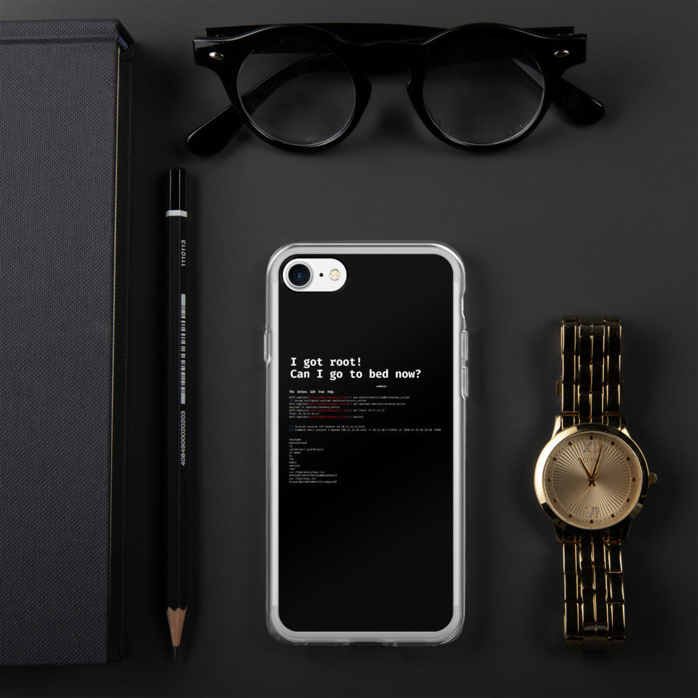I got root! Can I go to bed now? - iPhone Case by DarkByteGear