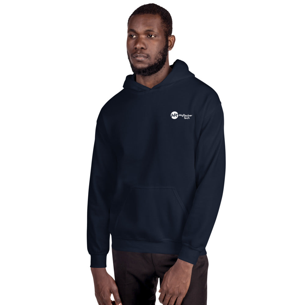 MyHackerTech Classic - Unisex Hoodie (with back design) by DarkByteGear