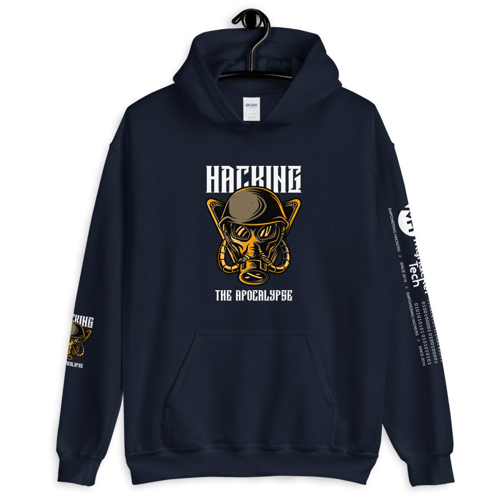 Hacking the apocalypse - Unisex Hoodie (with all sides design) by DarkByteGear