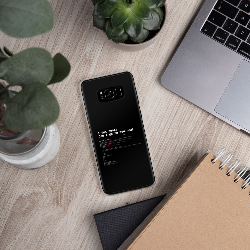 I got root! Can I go to bed now? - Samsung Case by DarkByteGear