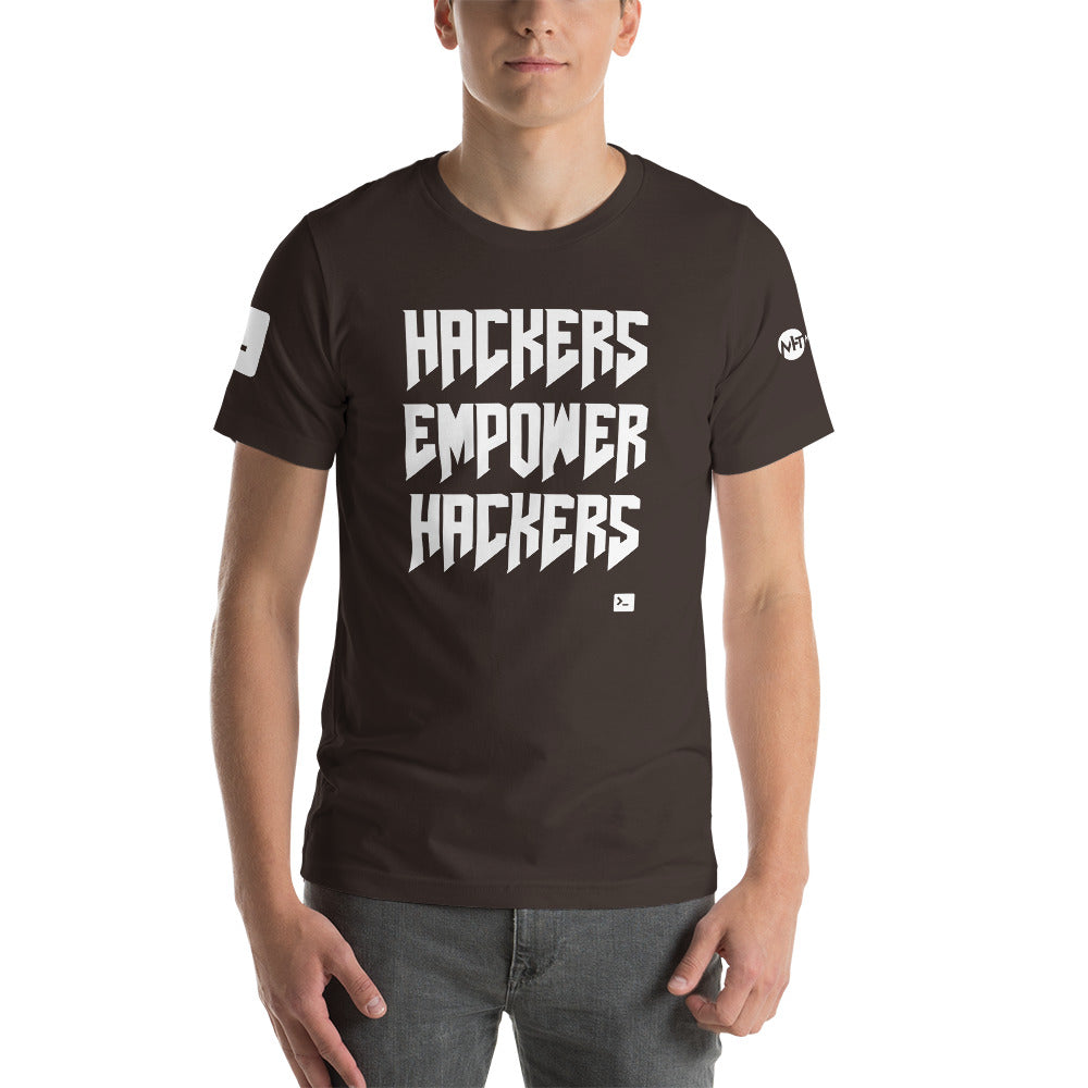 Hackers empower hackers - Short-Sleeve Unisex T-Shirt by DarkByteGear