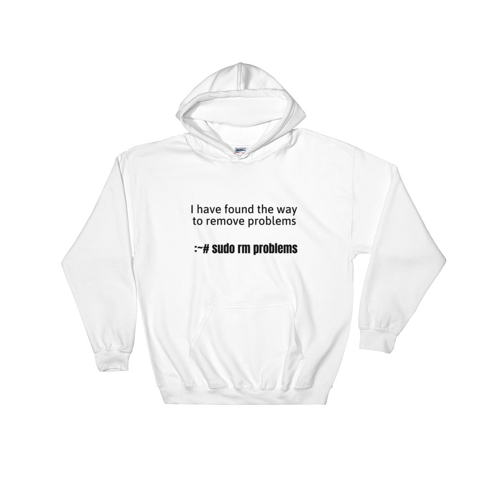 I have found the way to remove problems - Hooded Sweatshirt (Black text) by DarkByteGear