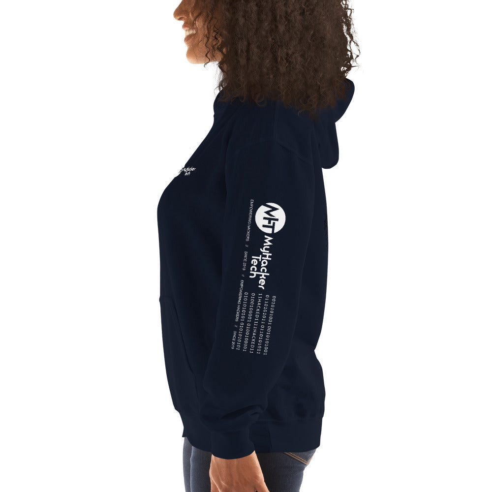 Hacking the apocalypse v1 - Unisex Hoodie (with all sides design) by DarkByteGear