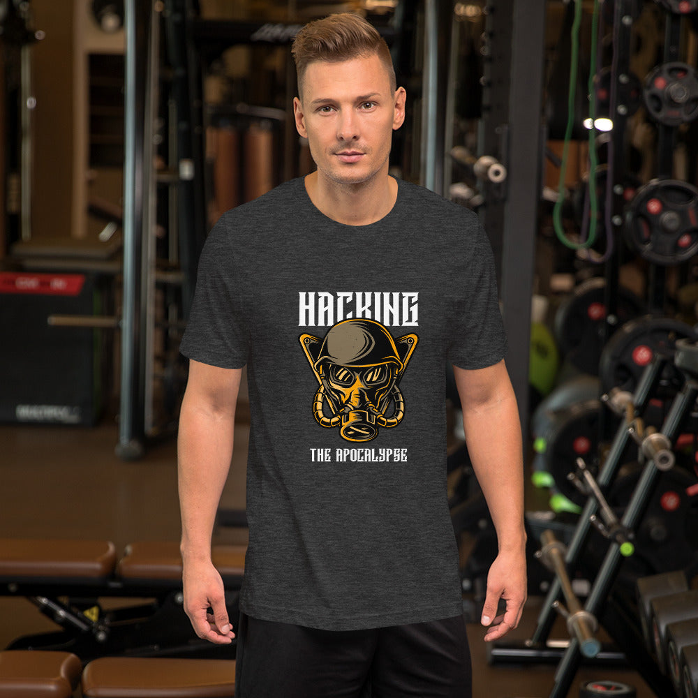 Hacking the Apocalypse - Short-Sleeve Unisex T-Shirt by DarkByteGear