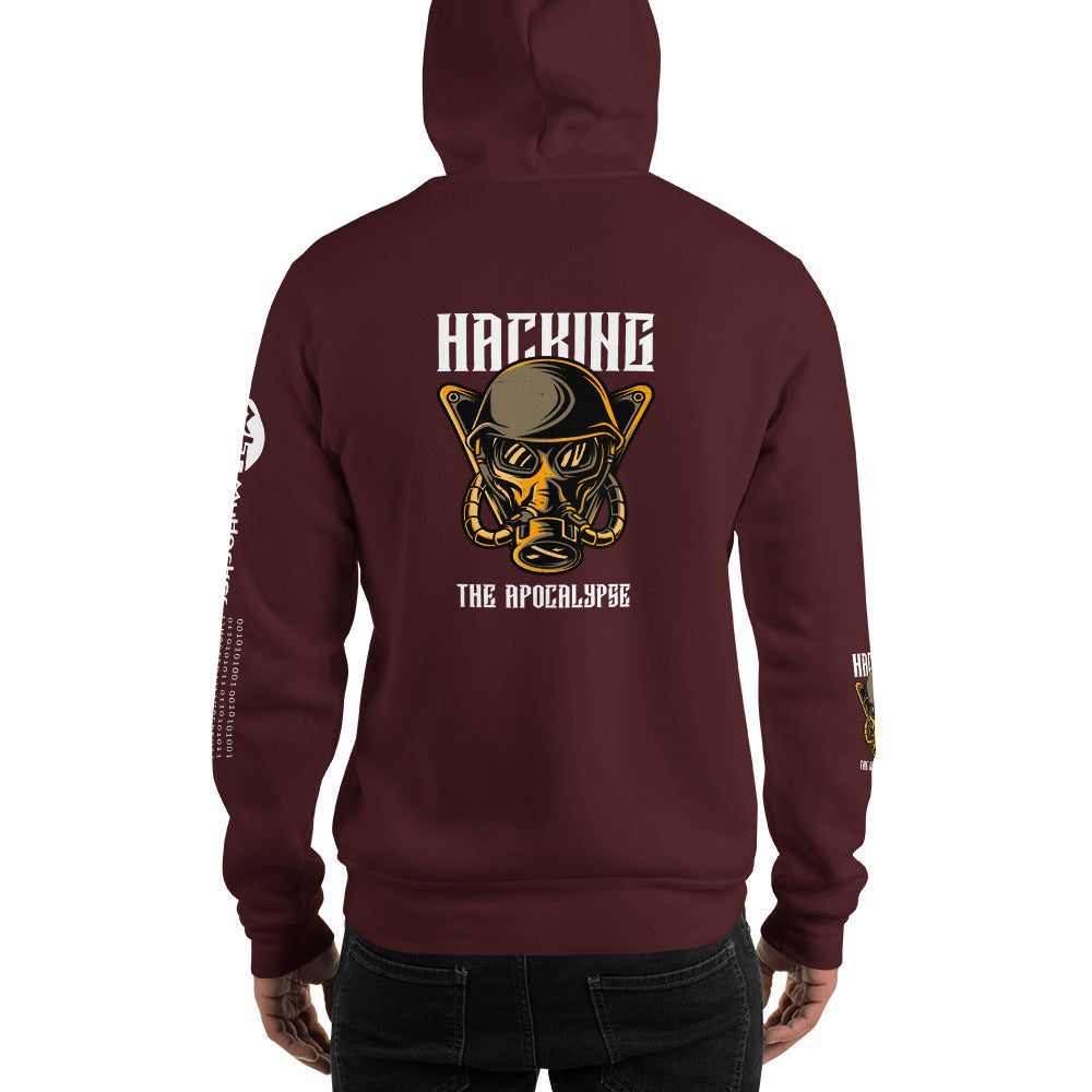 Hacking the apocalypse - Unisex Hoodie (with all sides design) by DarkByteGear