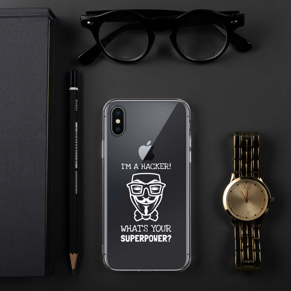 I'm a hacker! What's your superpower? - iPhone Case by DarkByteGear