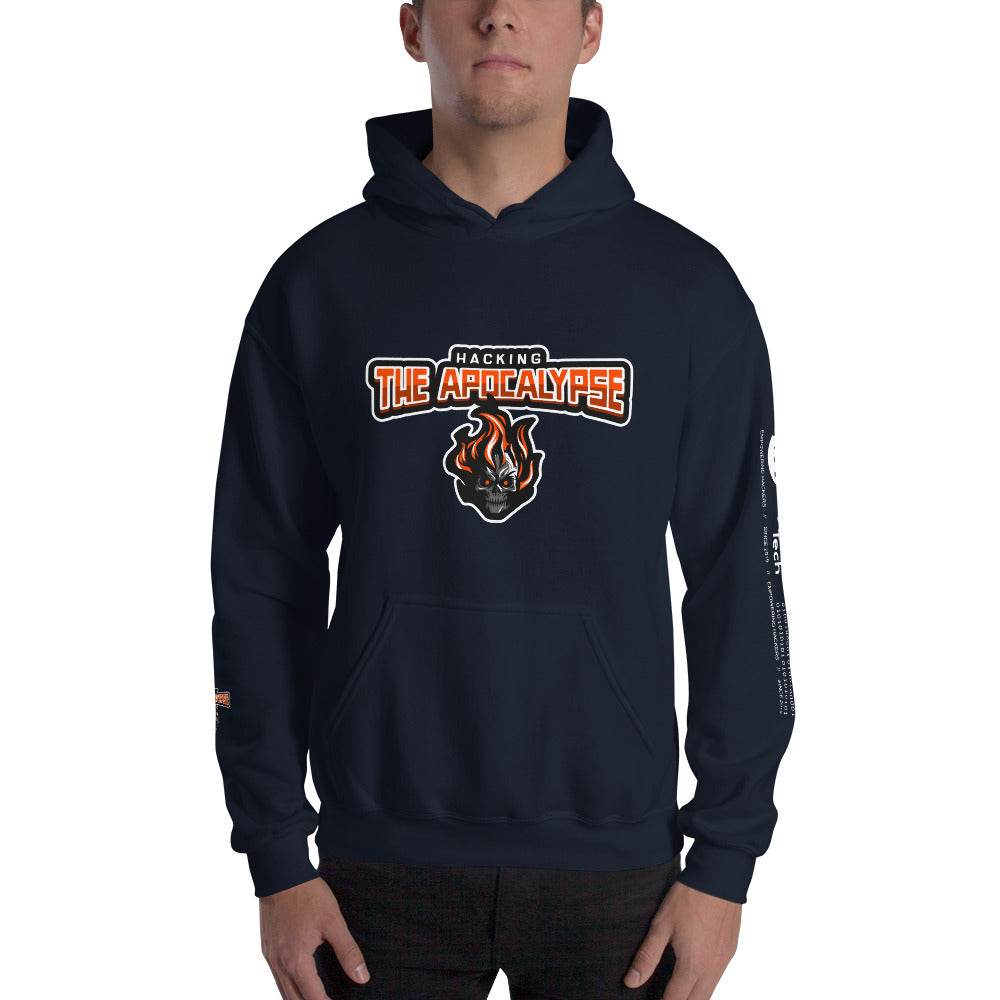 Hacking the apocalypse v1 - Unisex Hoodie (with all sides design) by DarkByteGear