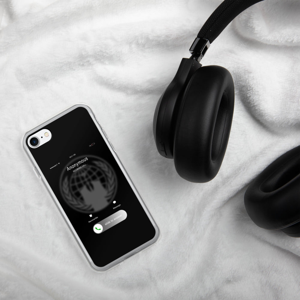 Anonymous incoming call - iPhone Case by DarkByteGear