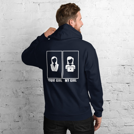 Your girl vs my girl - Unisex Hoodie by DarkByteGear