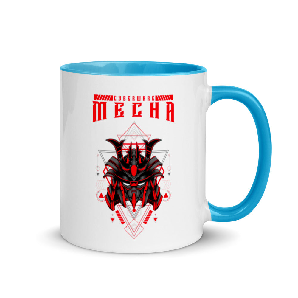 CyberWare Mecha - Mug with Color Inside by DarkByteGear
