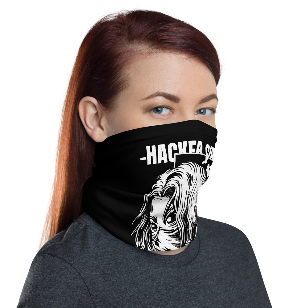 Hacker Girl - Neck Gaiter by DarkByteGear