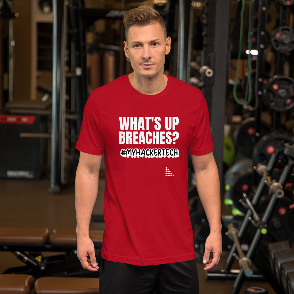 What's up breaches? - Short-Sleeve Unisex T-Shirt by DarkByteGear