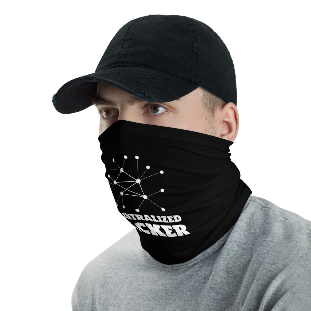 Decentralized hacker - Neck Gaiter by DarkByteGear