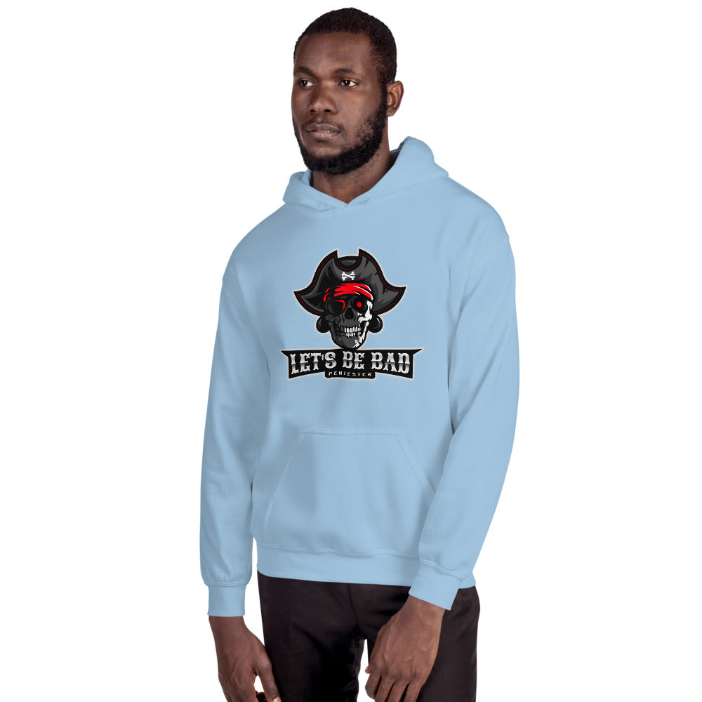 Let's be bad - Unisex Hoodie (white) by DarkByteGear