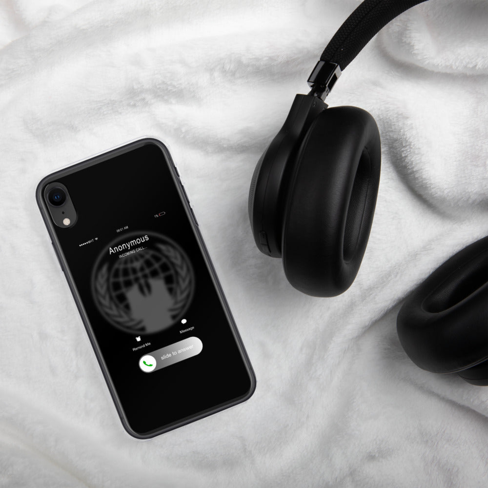 Anonymous incoming call - iPhone Case by DarkByteGear