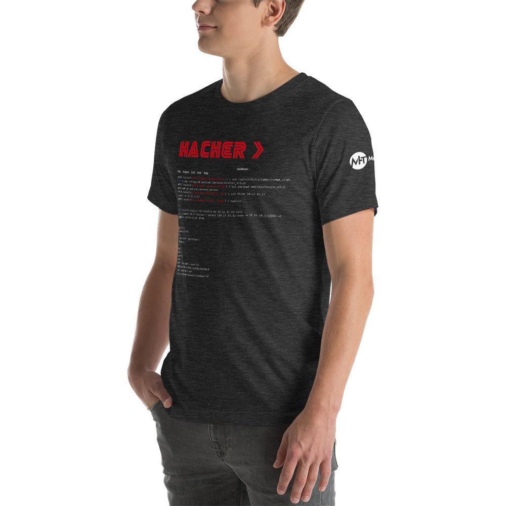Hacker v3 - Short-Sleeve Unisex T-Shirt by DarkByteGear