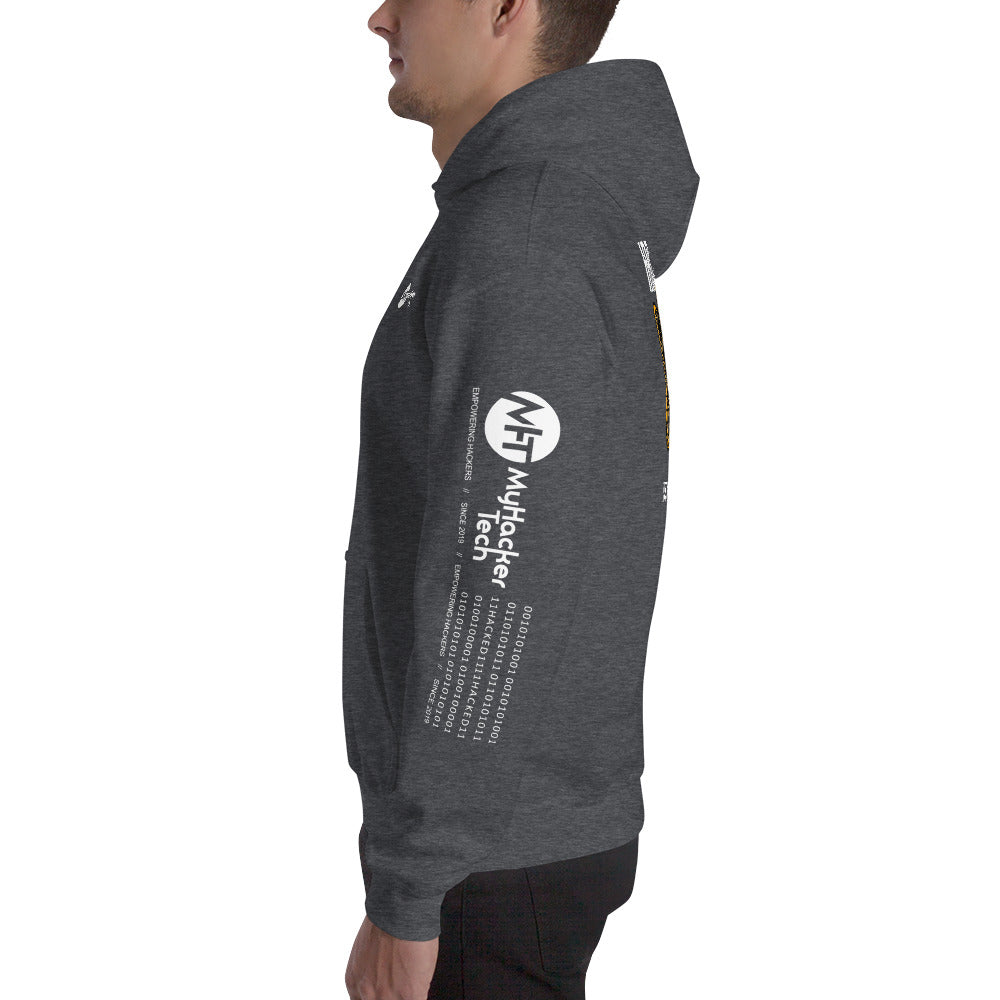 Hacking the apocalypse - Unisex Hoodie (with all sides design) by DarkByteGear
