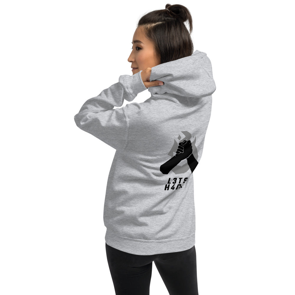 L3ts H4ck - Unisex Hoodie (black text) by DarkByteGear
