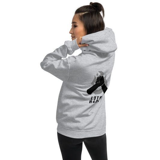 L3ts H4ck - Unisex Hoodie (black text) by DarkByteGear