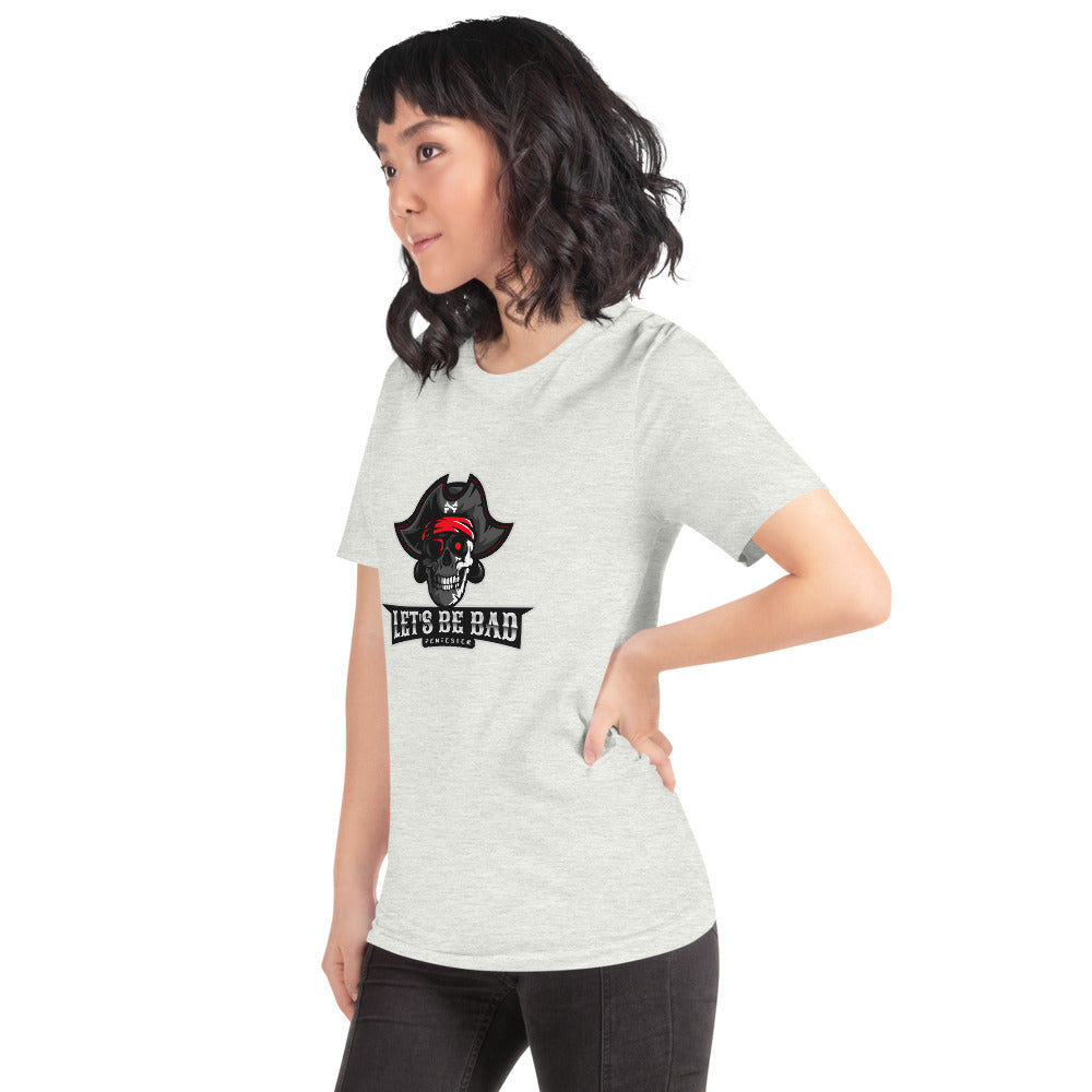 Let's be bad - Short-Sleeve Unisex T-Shirt (white) by DarkByteGear