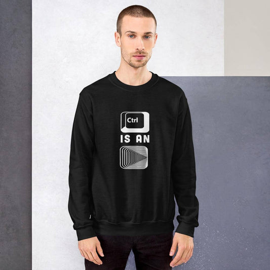 Control is an illusion - Unisex Sweatshirt by DarkByteGear