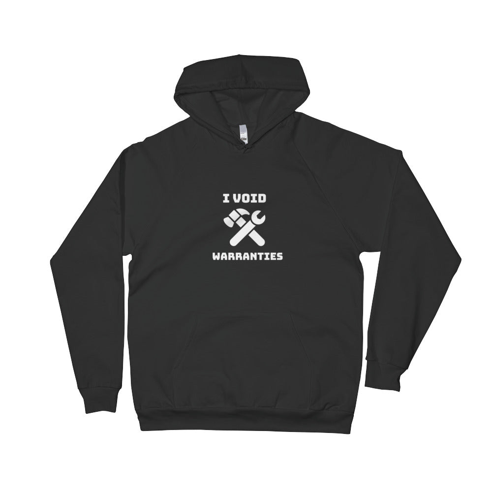 I void warranties - Unisex Fleece Hoodie by DarkByteGear