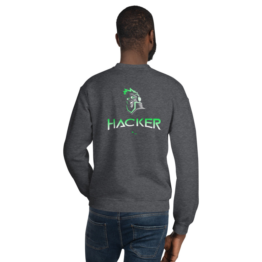 Hacker v.1 - Unisex Sweatshirt by DarkByteGear