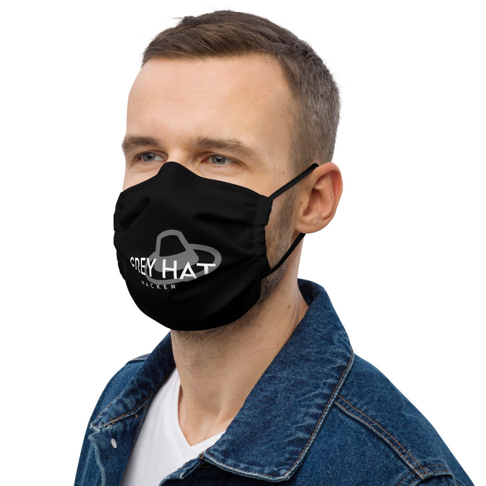 Grey Hat Hacker -Premium face mask by DarkByteGear