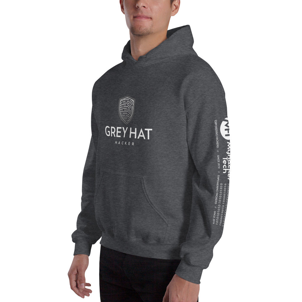 Grey Hat Hacker - Unisex Hoodie by DarkByteGear