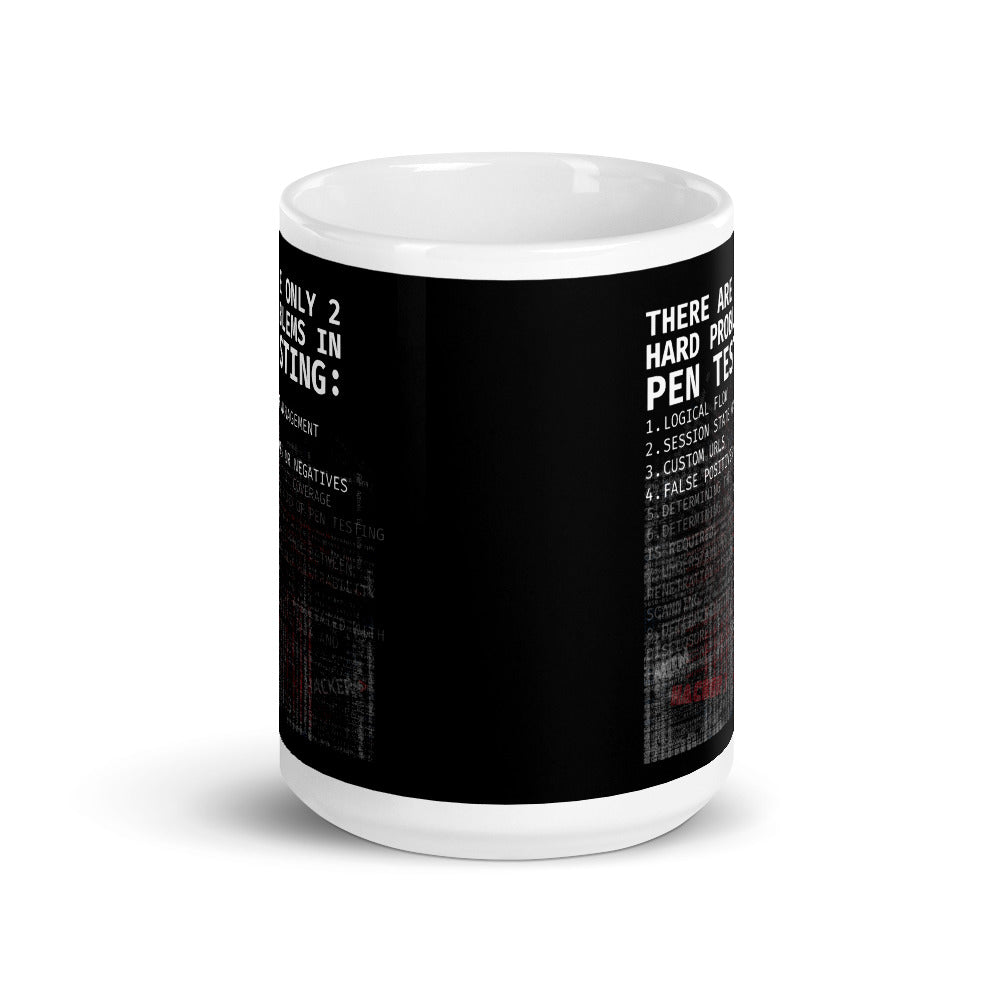 Problems in pen testing - Mug by DarkByteGear