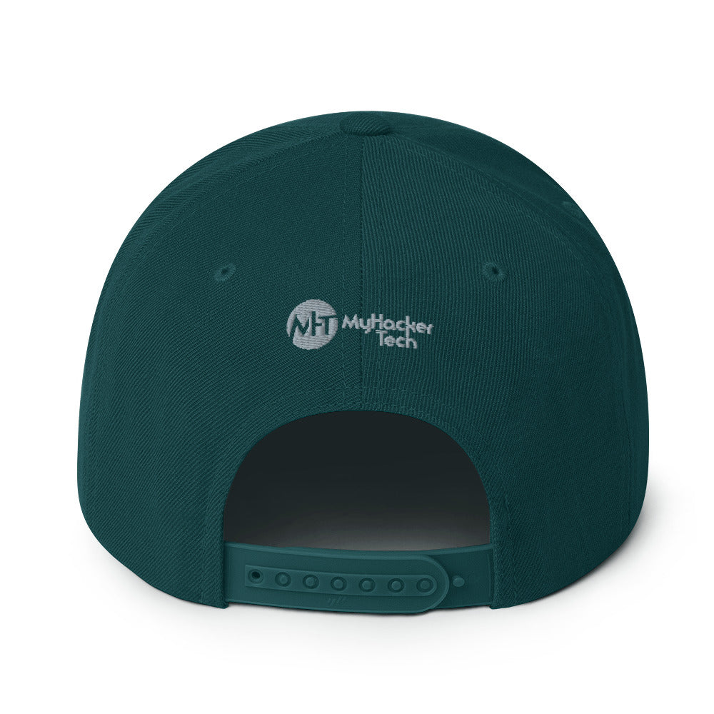 I void warranties - Snapback Hat (white text) by DarkByteGear