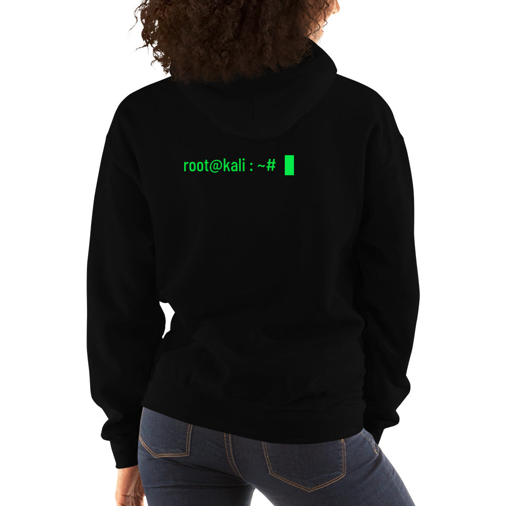 root at kali - Unisex Hoodie by DarkByteGear