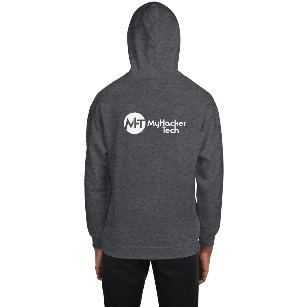 MyHackerTech Classic - Unisex Hoodie (with back design) by DarkByteGear