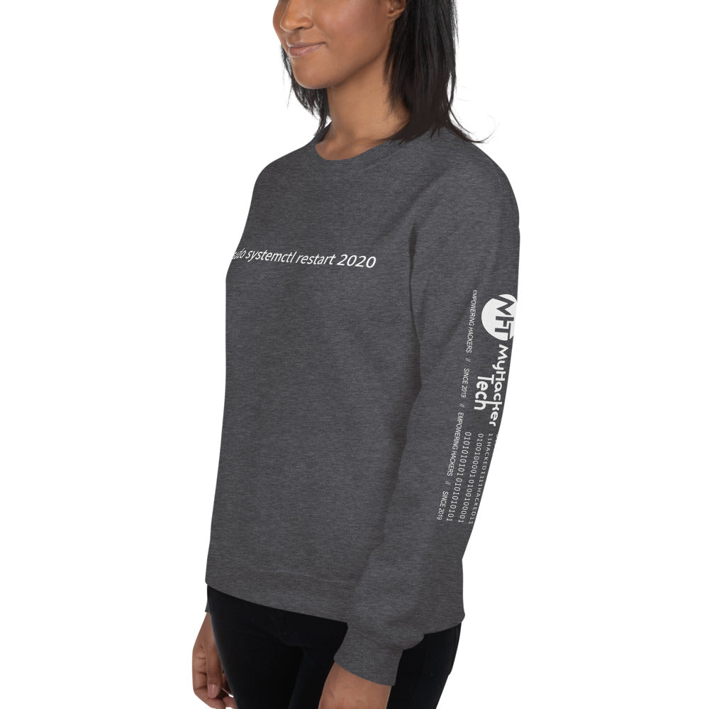 $ sudo systemctl restart 2020 - Unisex Sweatshirt (with all sides design) by DarkByteGear