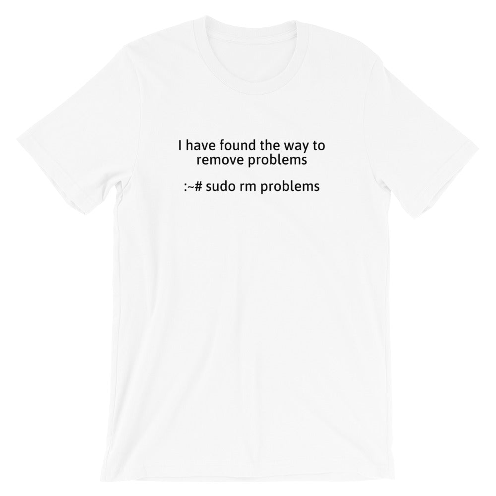 I have found the way to remove problems - Short-Sleeve Unisex T-Shirt (Black text) by DarkByteGear