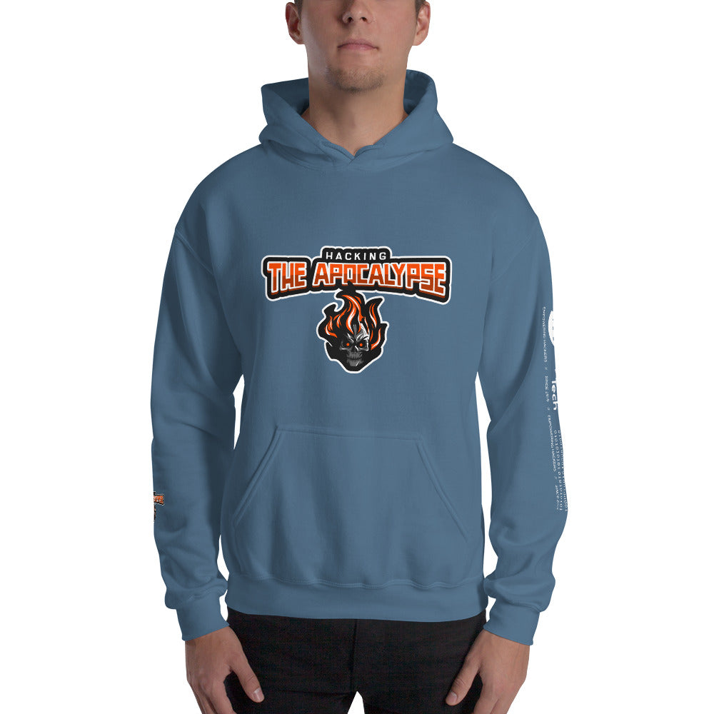 Hacking the apocalypse v1 - Unisex Hoodie (with all sides design) by DarkByteGear