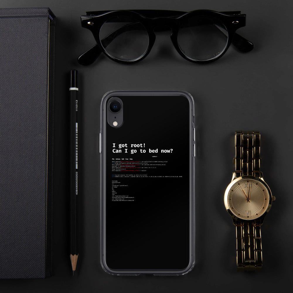 I got root! Can I go to bed now? - iPhone Case by DarkByteGear