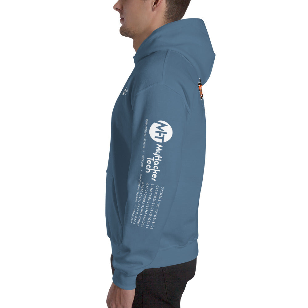 Hacking the apocalypse v1 - Unisex Hoodie (with all sides design) by DarkByteGear
